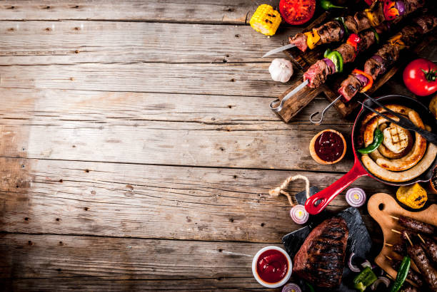 istock Various barbecue grill food 961340220