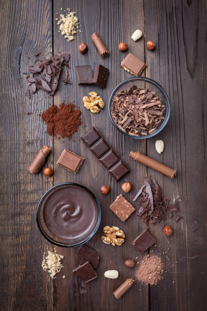 istock Delicious and tasty chocolate background 961348700