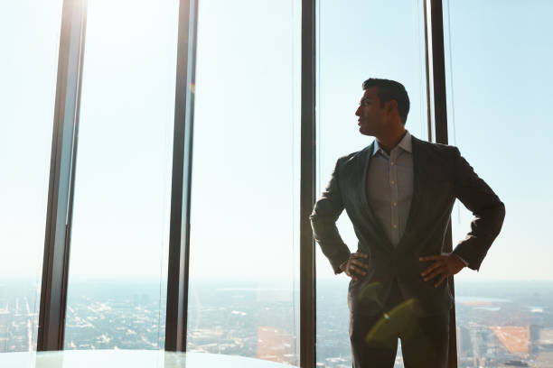 istock On top of the corporate world 961370814