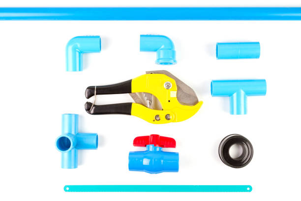 istock Set plumbing water supply. 961374926