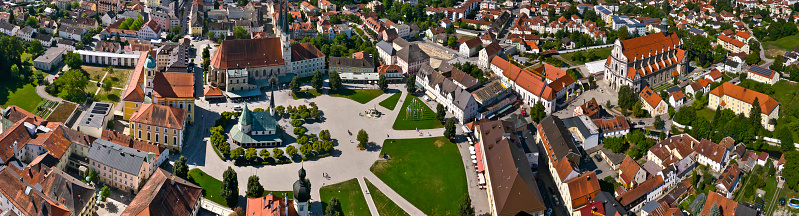 Aerial View Altötting in Bavaria