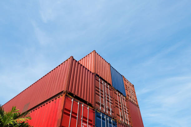 istock Container shipping for Logistic Import Export business and Industrial 961388462