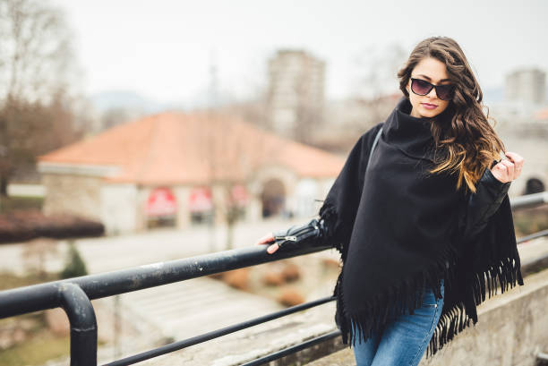 Woman enjoying a walk in the beautiful day.