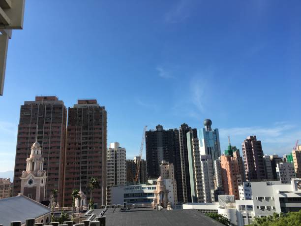 istock The clock tower and skyscrapers 961425756
