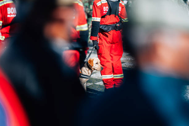 istock People In Reflective Clothing With Dog 961429172