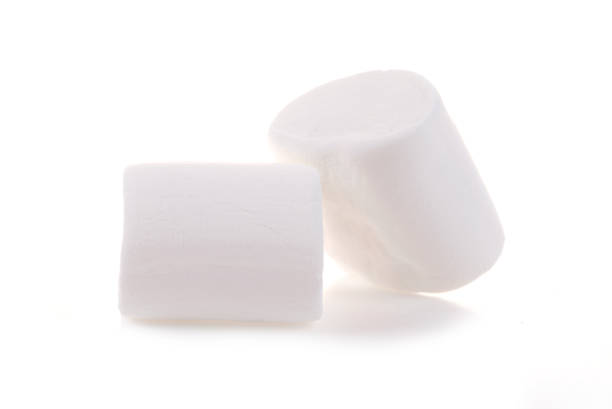 istock Group of Marshmallows isolated on white background 961429460