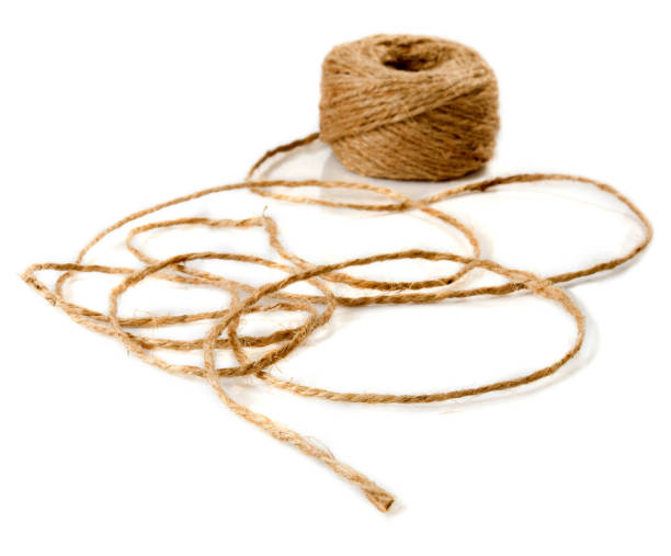 istock Image of rope on white background closeup 961434164