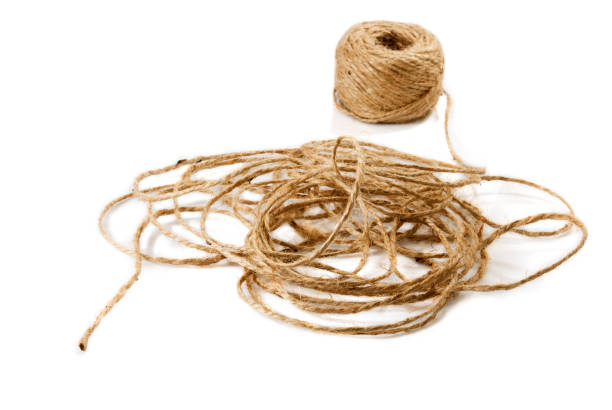 istock Image of rope on white background closeup 961434392