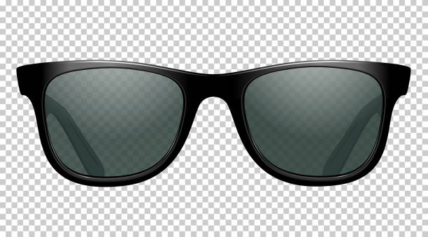 ilustraciones, imágenes clip art, dibujos animados e iconos de stock de sol gafas vector ilustración realista - white background isolated on white clipping path cut out