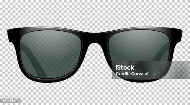 Sun Glasses Vector Illustration Realistic Stock Illustration - Download Image Now - Sunglasses, Eyeglasses, Cut Out