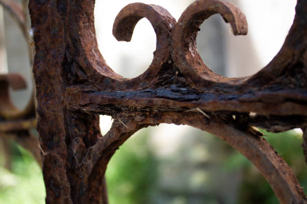 istock macro of rusty iron railing metal 961440946