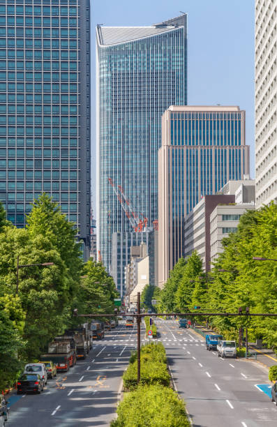 istock Fresh green and buildings in Tokyo 961443774