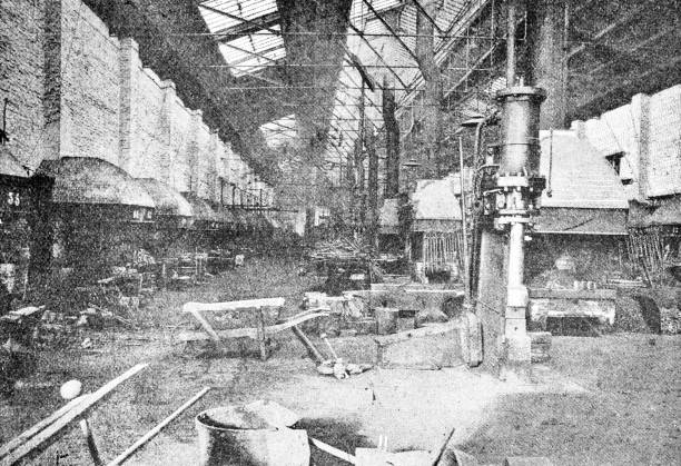 istock The Forge Shop, steam train manufacture 961447126