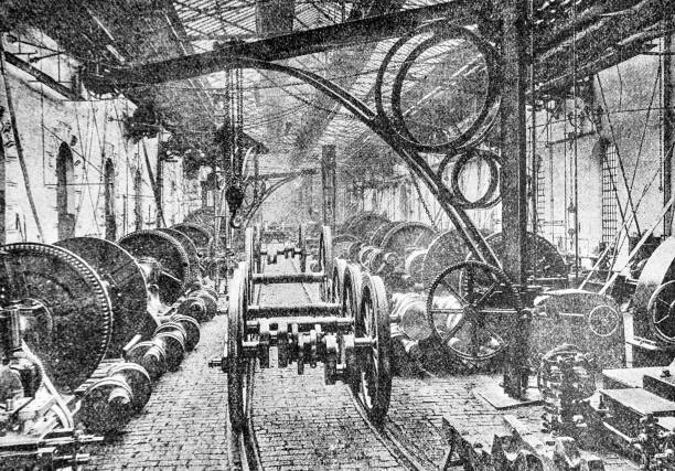 istock Wheel and Crank Axle Shop - steam trains 961447564