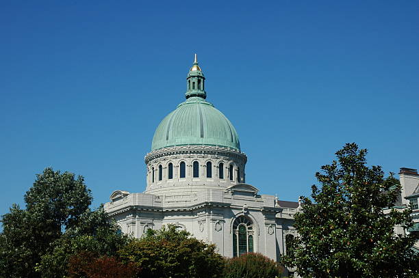 u.s. 해군 사관학교 채플 - us naval academy 뉴스 사진 이미지