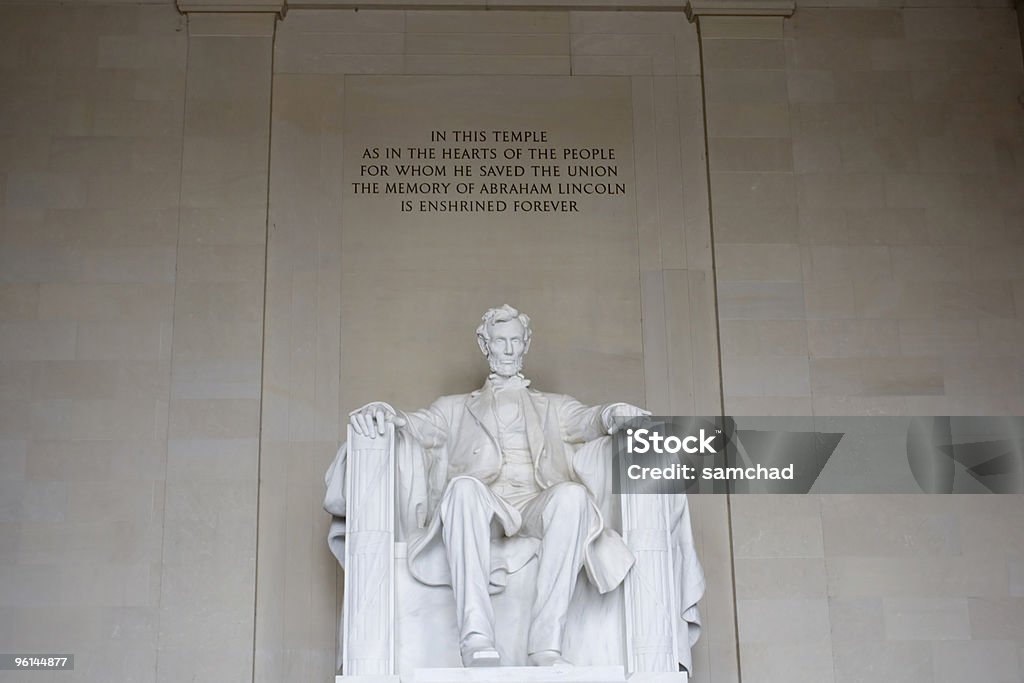 Abraham Memorial de Lincoln - Royalty-free Abraham Lincoln Foto de stock