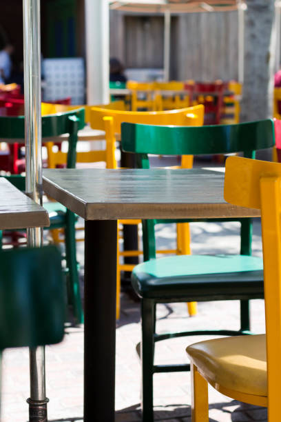 istock Colorful Outdoor Dining Area 961454592
