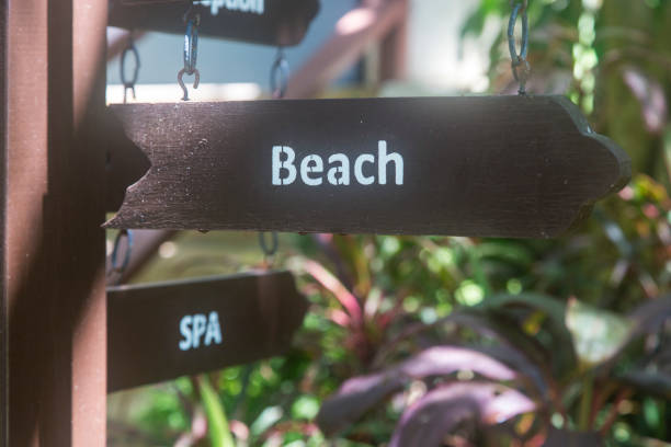 istock Wooden sign pointing to beach 961456920
