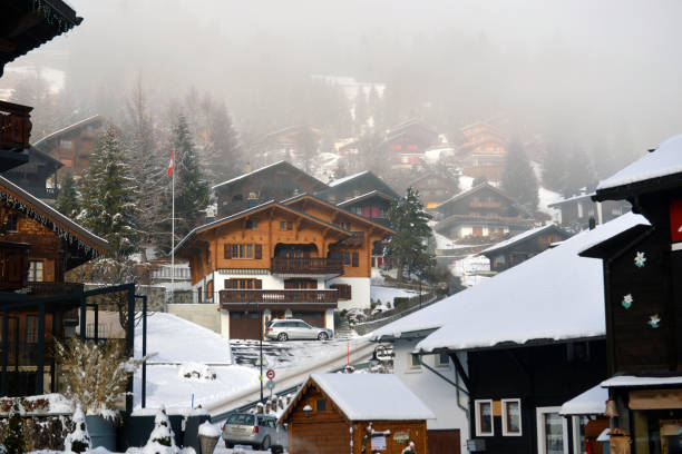 istock Winter Alpine landscape in the countryside 961464692