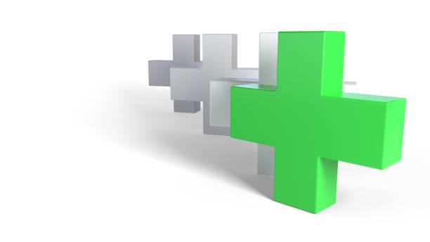 istock Medicine symbol on a white background, 3d rendering 961470390