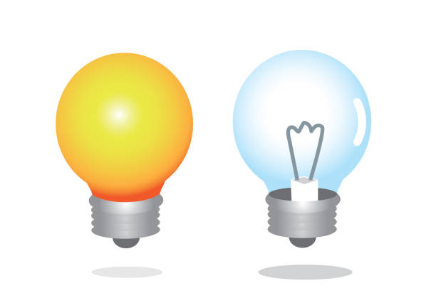istock Two light bulbs with one of them light up. Can also use for the concept of creativity and innovative. Vector illustration. 961470538