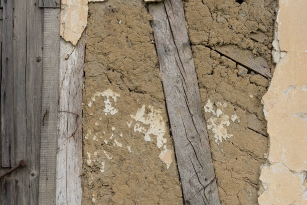 istock Wooden texture with scratches and cracks 961477876
