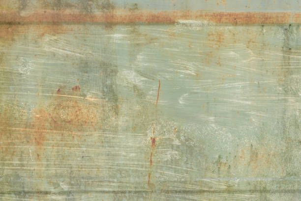 istock Metal texture with scratches and cracks 961478610