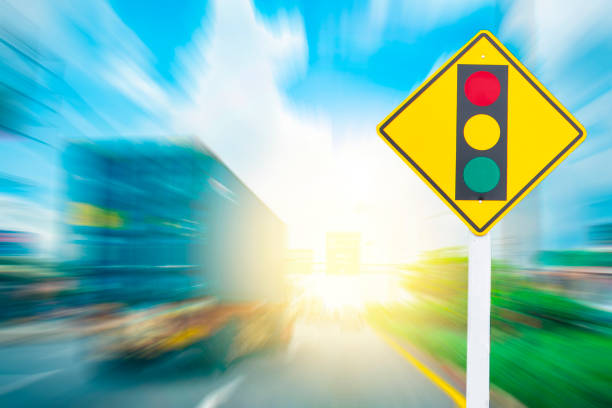 Traffic light Isolated from the white background