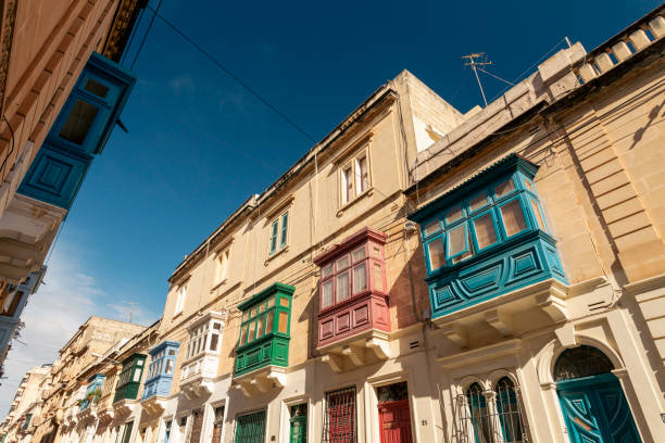 istock Colorful houses in Sliema, Malta 961500678