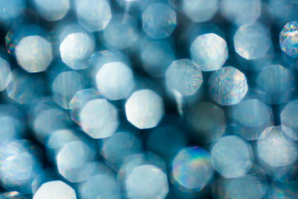 Abstract background of defocused rhinestones. Bokeh.