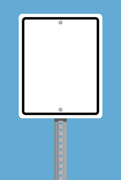 kwadratowy znak drogowy - one way road sign sign street stock illustrations