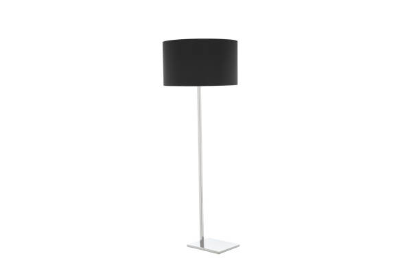 Decorative tripos standing light / FLOOR LAMP / LAMPSHADE isolated on white