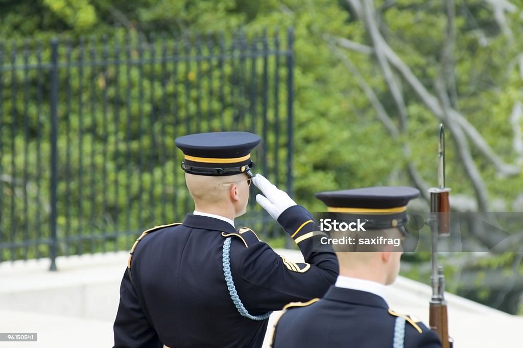 Cambio de la Guardia - Foto de stock de Tumba del soldado desconocido - Arlington libre de derechos