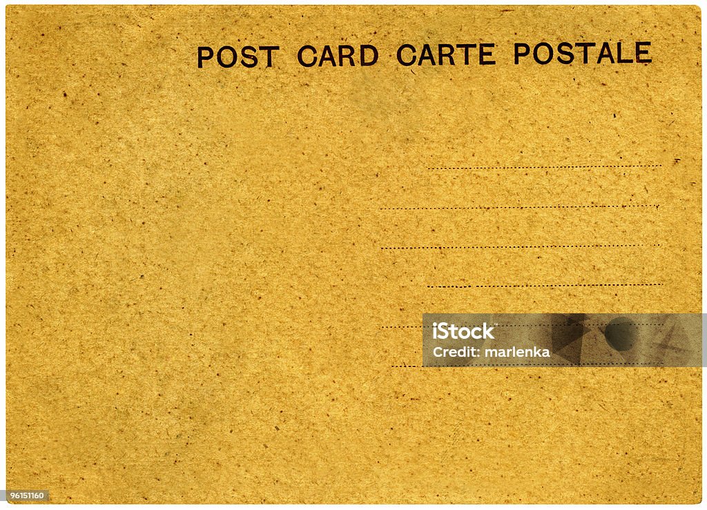 Vintage postcard. - Foto stock royalty-free di Antico - Condizione