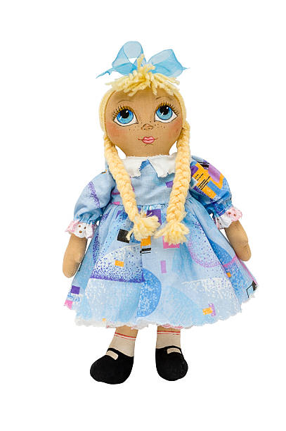 istock Handmade doll girl 96151183