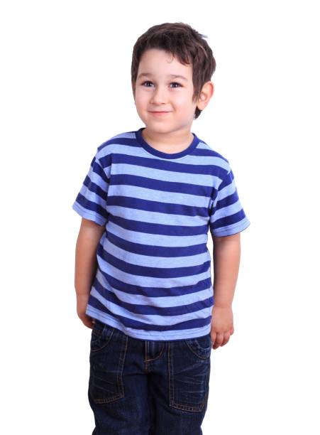 istock Cute happy boy smiling, isolated on white. Emotions, feelings, s 961519542