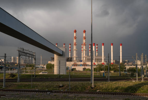istock cityscape with power station and railway 961525514