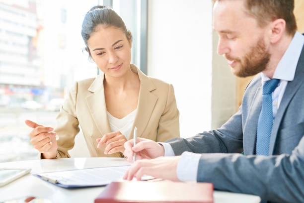 istock Successful Young Businesswoman Meeting Client 961525880