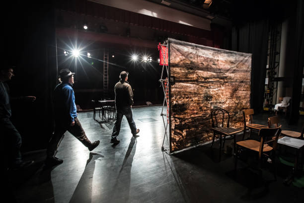 istock Actors From Backstage Preparing For Rehearsal 961546450