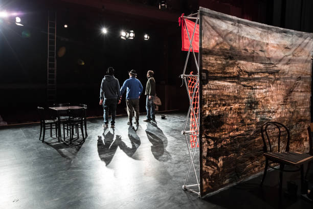 istock Actors From Backstage Preparing For Rehearsal 961546456