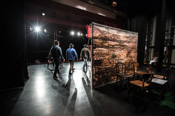 istock Actors From Backstage Preparing For Rehearsal 961546460