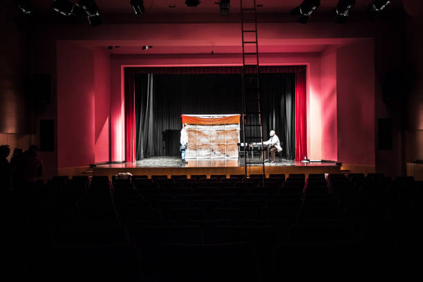 istock Theater Group Rehearsing A Play On Stage 961546512