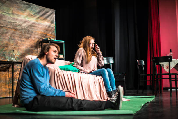 istock Theater Group Rehearsing A Play On Stage 961548688