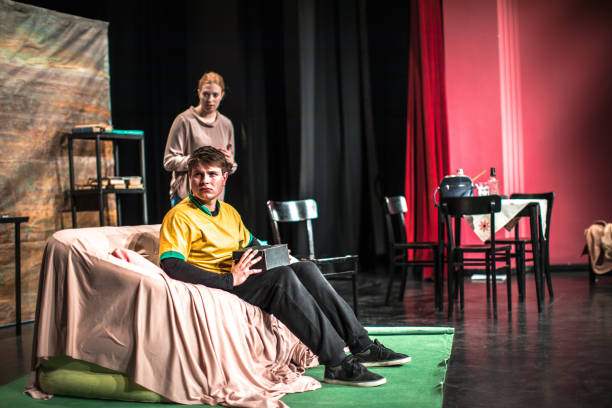 istock Theater Group Rehearsing A Play On Stage 961548720