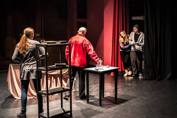 istock Group of Actors on Stage During Theatrical Performance 961551134