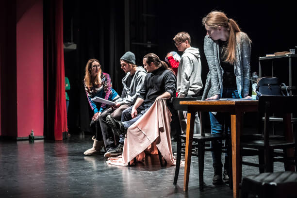istock Group of Actors on Stage During Theatrical Performance 961551138