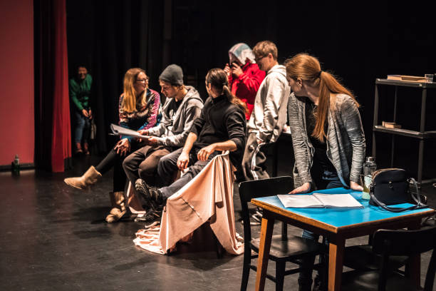 istock Group of Actors on Stage During Theatrical Performance 961551140