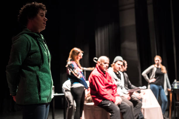 istock Mid Adult Woman Actor During Theatrical Performance 961551152