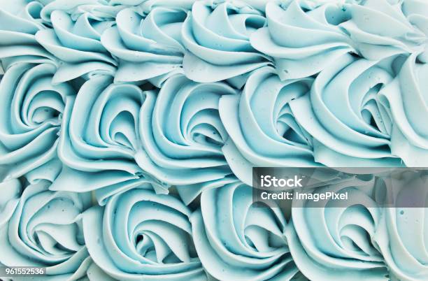 Cake Icing Floral Swirl Background Stock Photo - Download Image Now - Cake, Icing, Textured