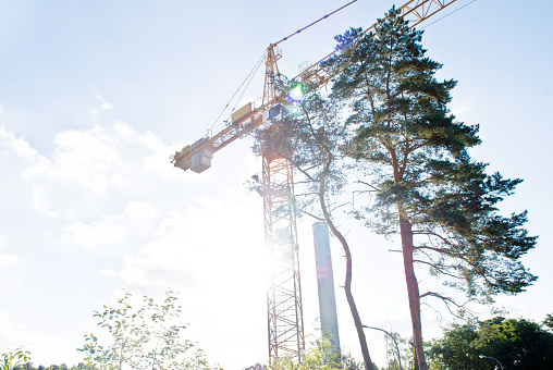 Crane On A Construction Site